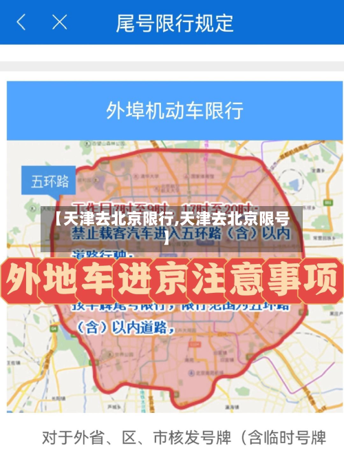 【天津去北京限行,天津去北京限号】-第3张图片