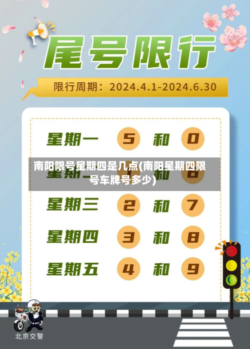 南阳限号星期四是几点(南阳星期四限号车牌号多少)-第2张图片