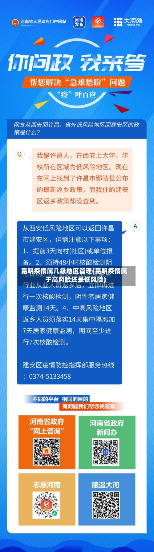 昆明疫情属几级地区管理(昆明疫情属于高风险还是低风险)-第2张图片
