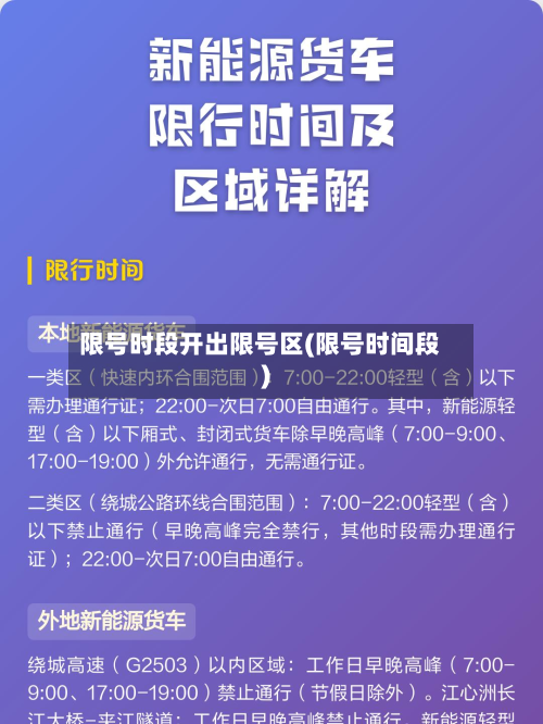 限号时段开出限号区(限号时间段)-第2张图片