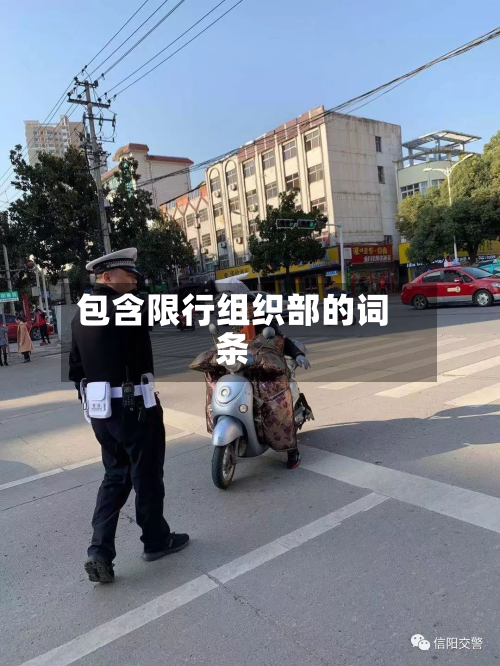 包含限行组织部的词条-第3张图片