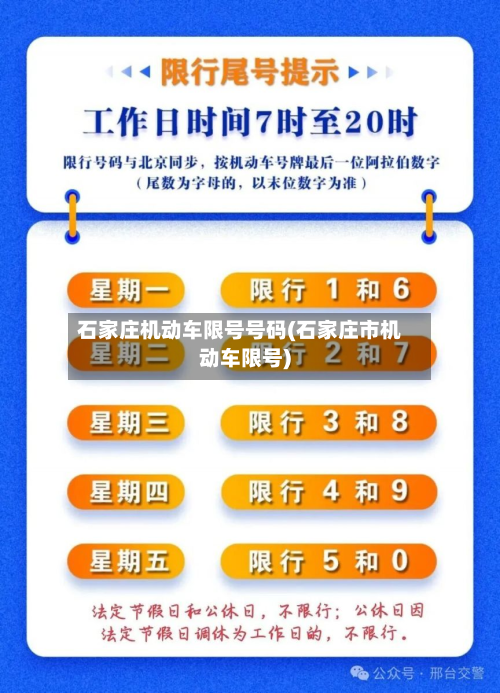 石家庄机动车限号号码(石家庄市机动车限号)-第3张图片