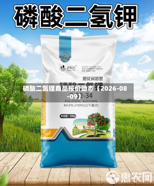磷酸二氢锂商品报价动态（2026-08-09）-第1张图片