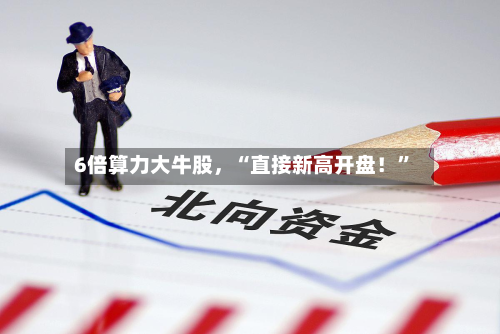 6倍算力大牛股，“直接新高开盘！”