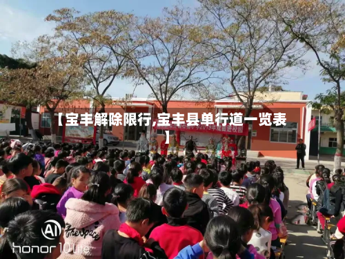 【宝丰解除限行,宝丰县单行道一览表】
