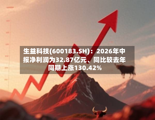 生益科技(600183.SH)：2026年中报净利润为32.87亿元	、同比较去年同期上涨130.42%-第2张图片