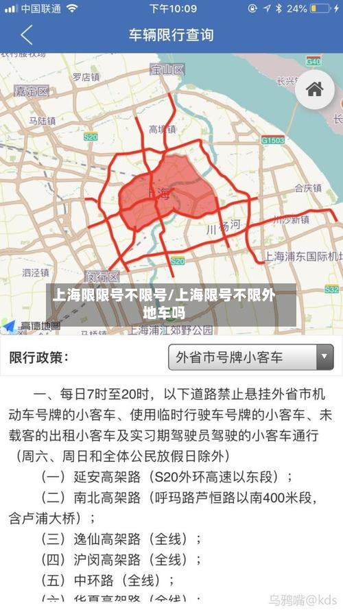 上海限限号不限号/上海限号不限外地车吗-第3张图片