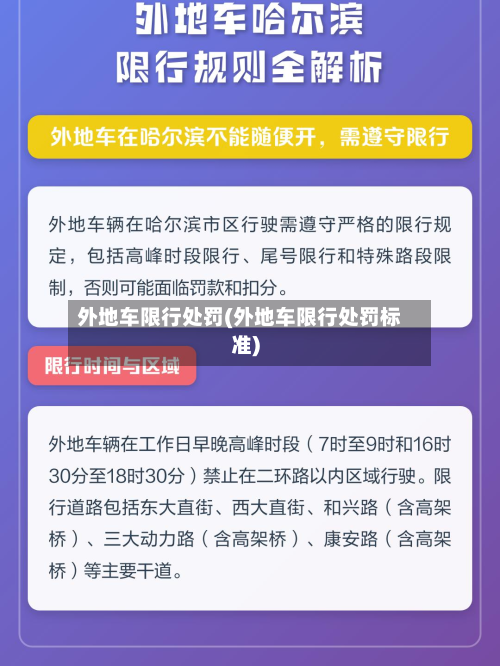 外地车限行处罚(外地车限行处罚标准)