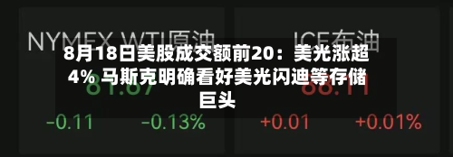 8月18日美股成交额前20:美光涨超4% 马斯克明确看好美光闪迪等存储巨头-第3张图片